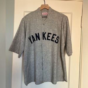Babe Ruth Yankees Baseball Jersey sz 44 (Mitchell & Ness)